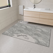 Modern Home Decor Floor Mat, Indoor Rug, Housewarming Gift