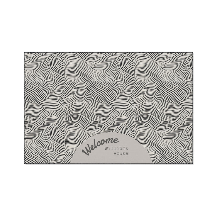 Modern Home Decor Floor Mat, Indoor Rug, Housewarming Gift