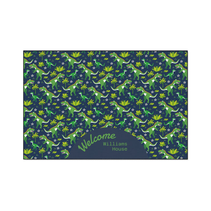 Dinosaur Floor Rug Mat, Perfect for Playrooms or Kid's Rooms, Animal Lover Gift