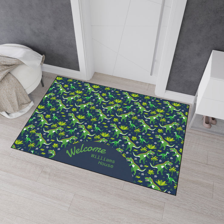 Dinosaur Floor Rug Mat, Perfect for Playrooms or Kid's Rooms, Animal Lover Gift