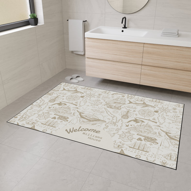 Floor Mat for Home Decor, Outdoor Entrance Rug