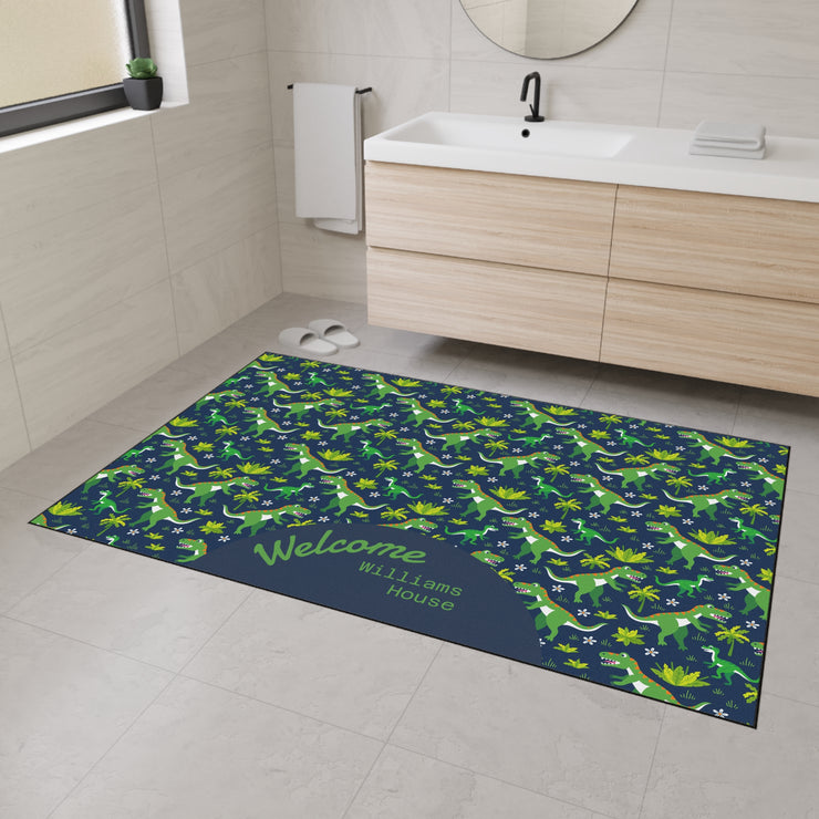 Dinosaur Floor Rug Mat, Perfect for Playrooms or Kid's Rooms, Animal Lover Gift