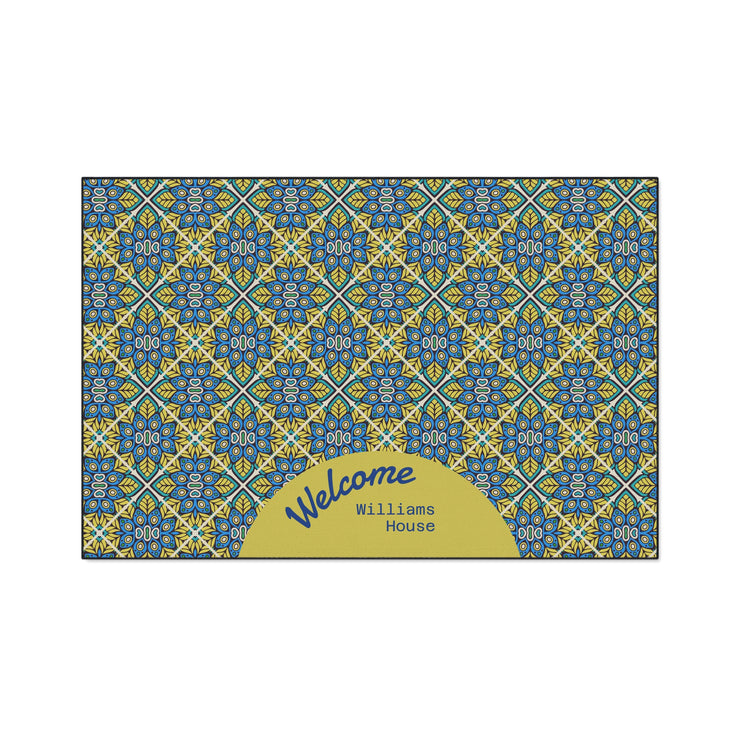 Stylish Heavy Duty Floor Mat, Non-Slip Entrance Rug