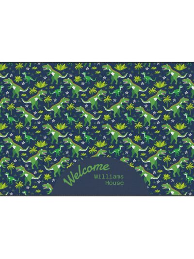 Dinosaur Floor Rug Mat, Perfect for Playrooms or Kid's Rooms, Animal Lover Gift